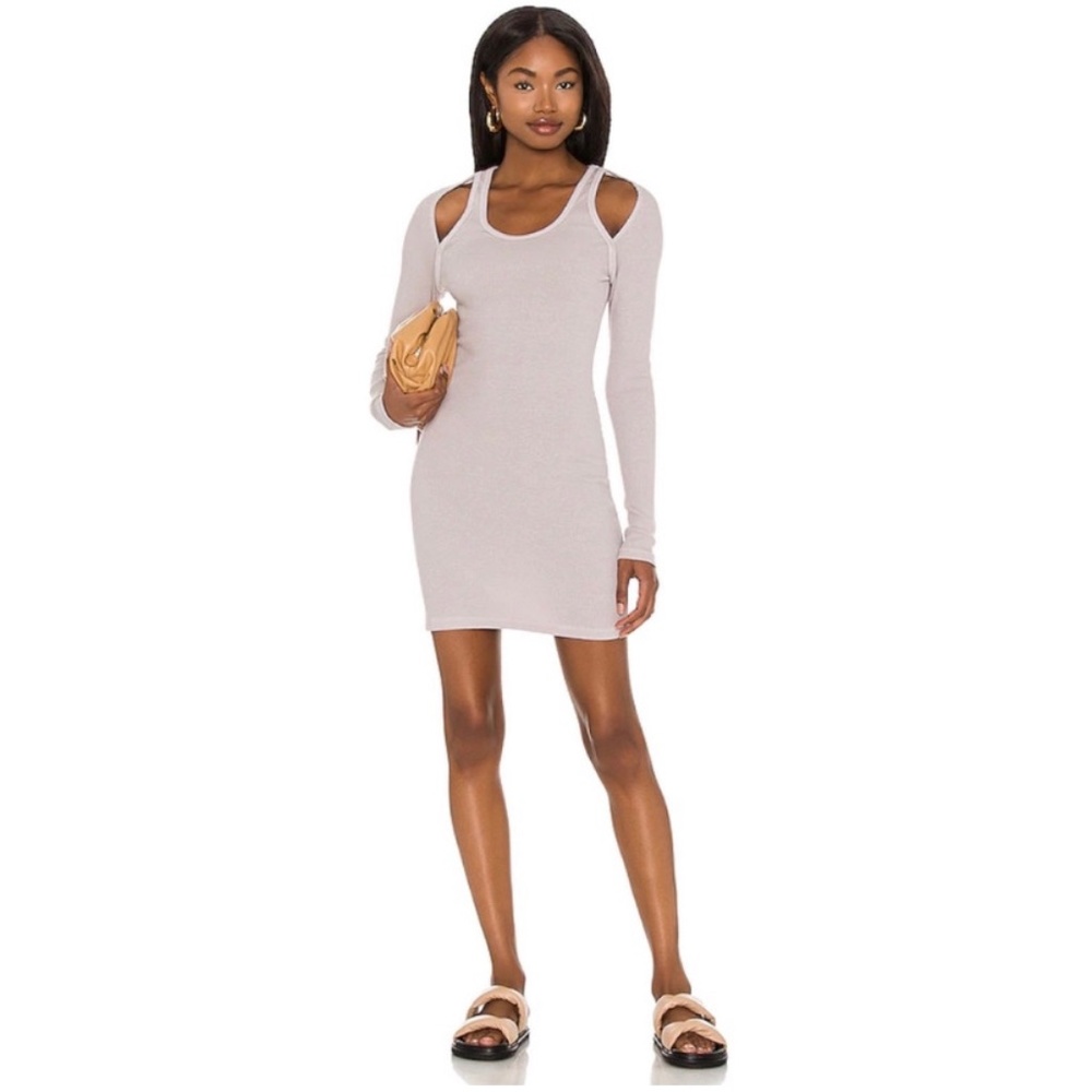 MONROW cut out shoulder DRESS